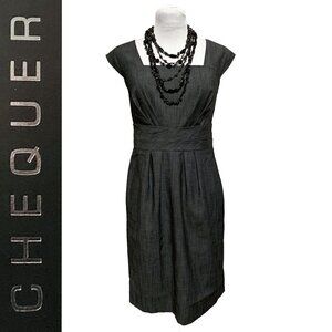 𝅺chequer Sheath Dress